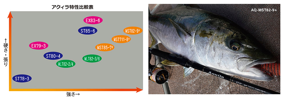 RippleFisher Aquila MST 82-9+ リップルフィッシャー アクイラ 青物 マグロ
