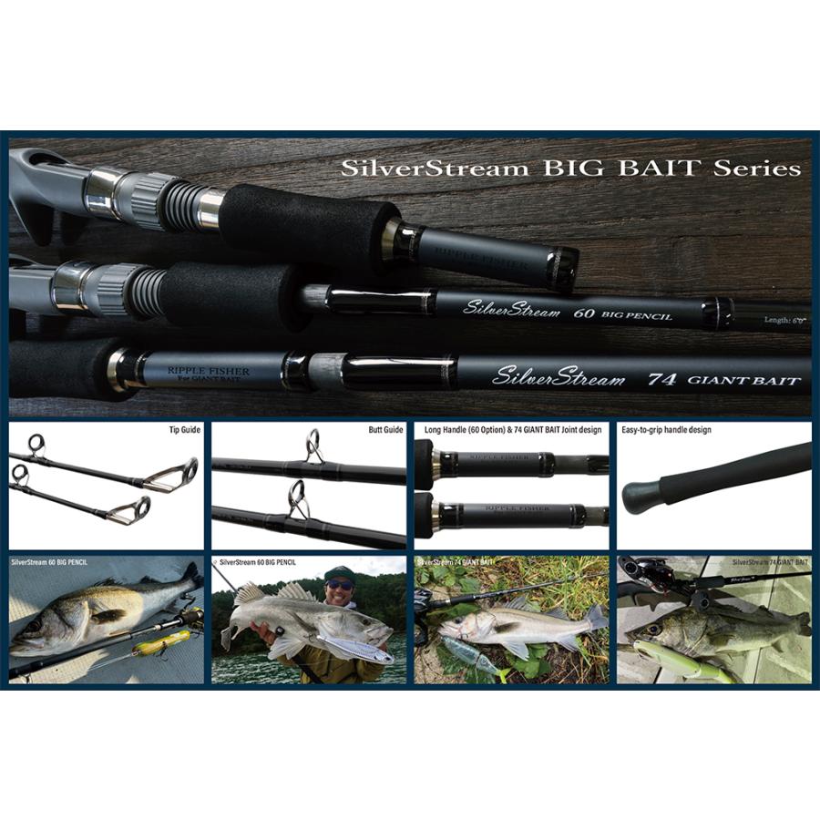 RippleFisher SilverStream 60BIGPENCIL用 Long Handle リップルフィッシャー シルバーストリーム 60ビッグペンシル用 ロングハンドル シーバス