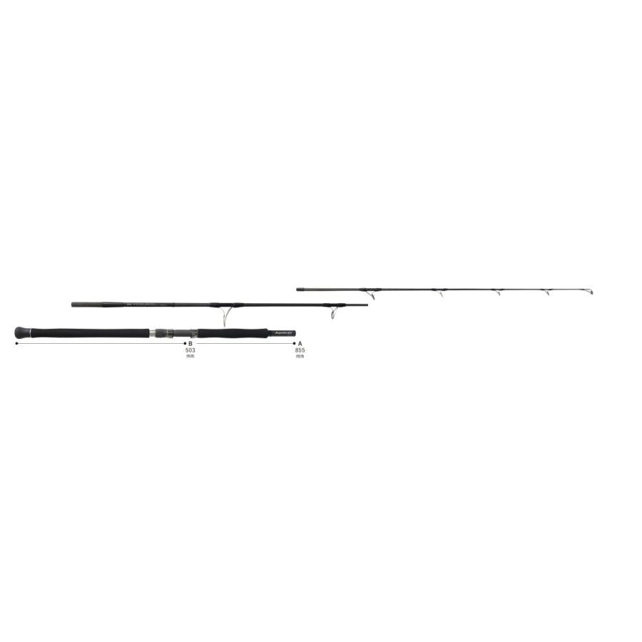 RippleFisher Aquila Aquila EX 83-6 /リップルフィッシャー アクイラ Aquila EX 83-6 / ボートキャスティング ロッド『ロッドベルト・ステッカー付』