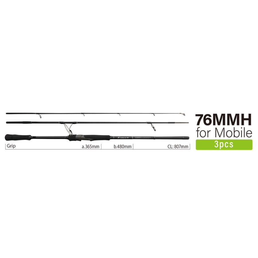 ヤマガブランクス(YAMAGA Blanks) アーリー フォー モバイル 76MMH