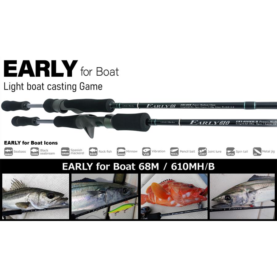 YAMAGA Blanks EARLY For Boat 68M アーリー フォー ボート 『ロッドベルト・ステッカー付』