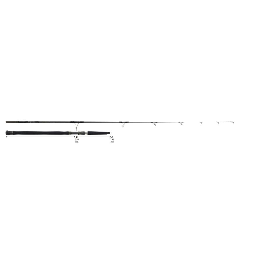 ripplefisher Aquila MLT 82-2/4 /リップルフィッシャー アクイラ MLT 82-2/4 / ボートキャスティング ロッド/ヒラマサ 平政 キハダマグロ
