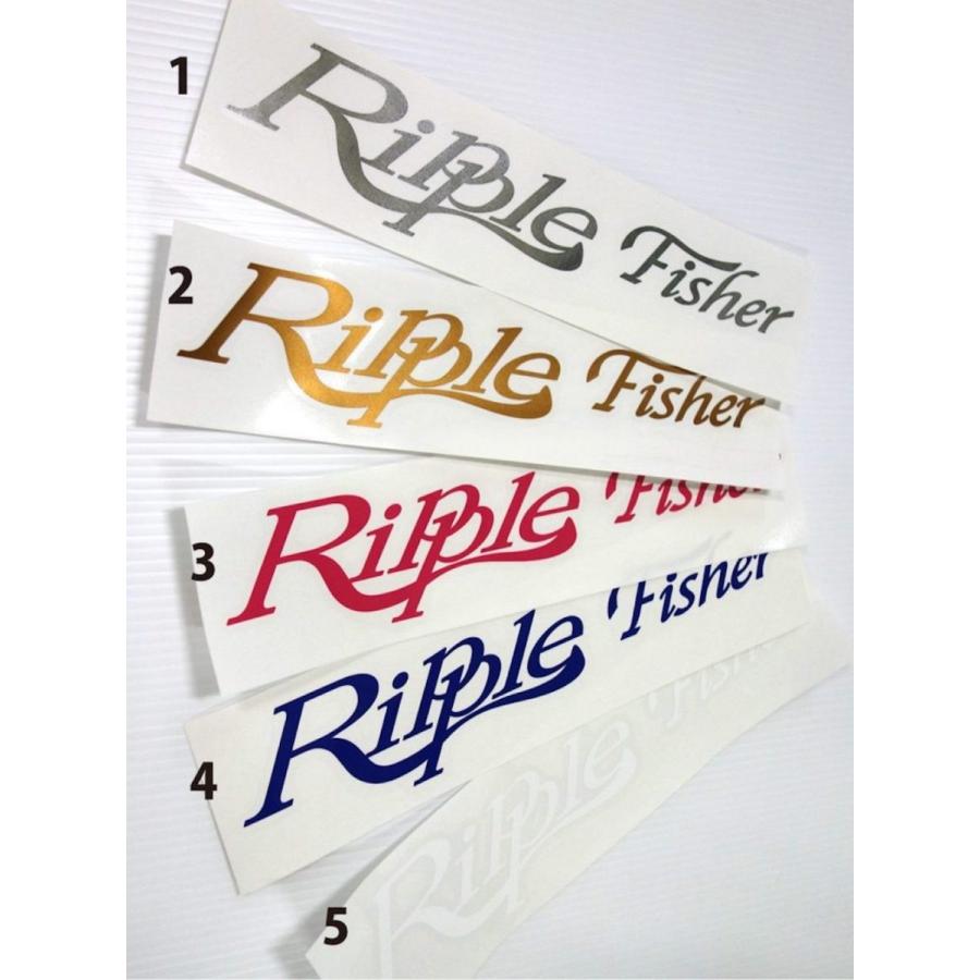 リップルフィッシャー カッティングステッカー 60cm / ルアーボックス タックルボックス 収納に
