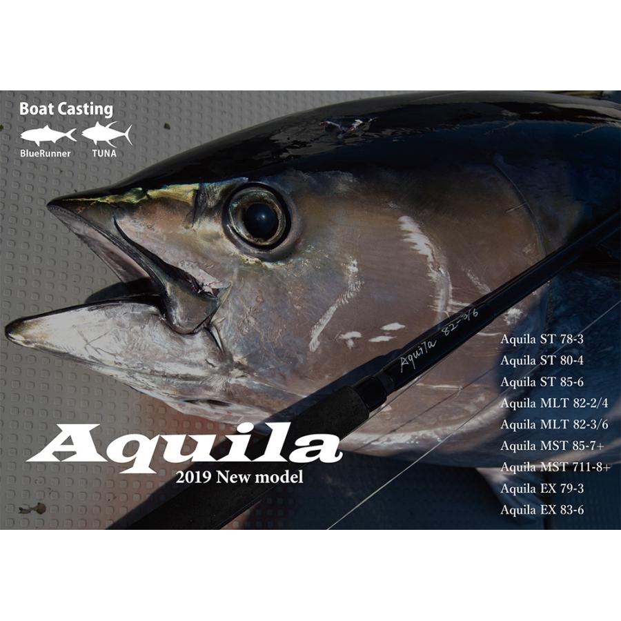 RippleFisher Aquila Aquila EX 83-6 /リップルフィッシャー アクイラ Aquila EX 83-6 / ボートキャスティング ロッド『ロッドベルト・ステッカー付』
